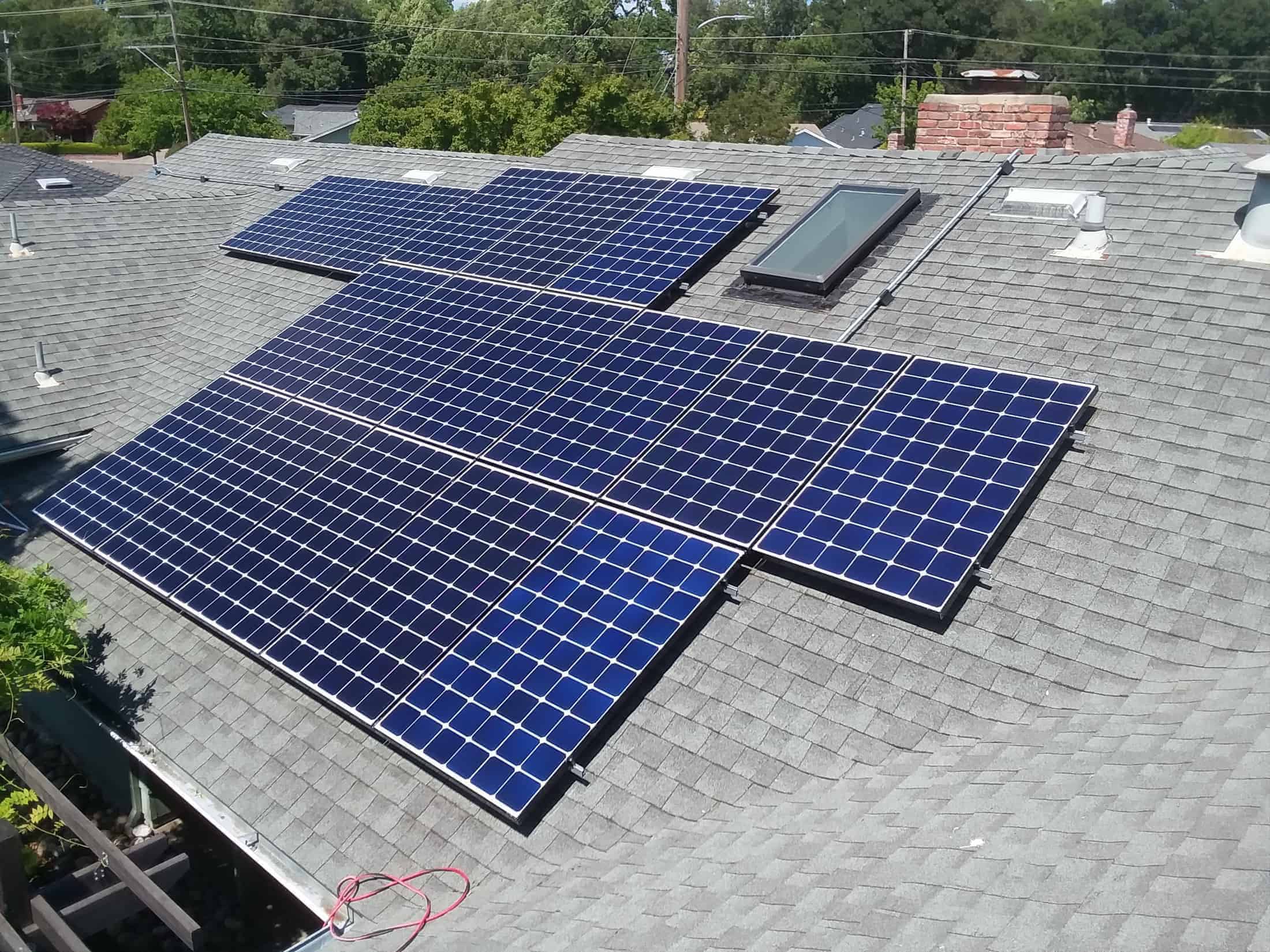 Roof top solar installation by Michael & Sun Solar
